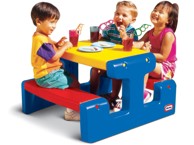 Piknik stol za djecu plavi